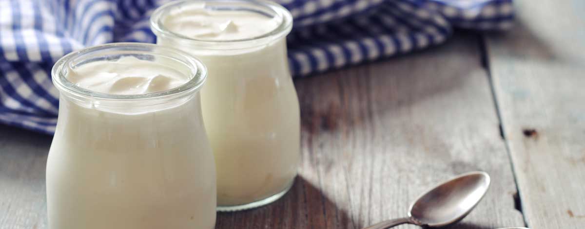 Dairy products to eat on the Candida diet: probiotic yogurt, kefir, butter, ghee